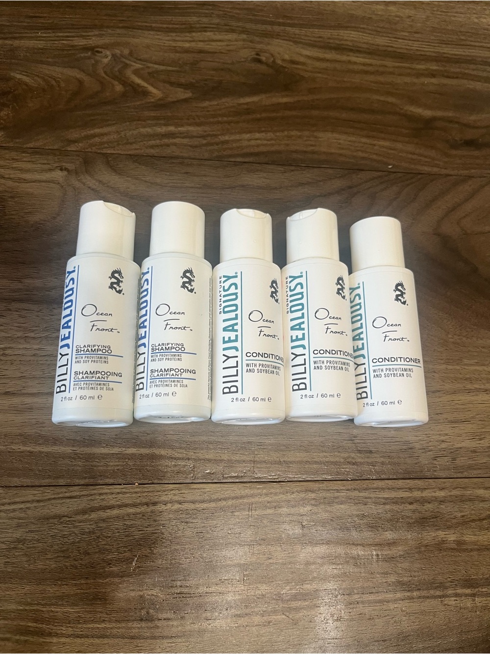 Billy Jealousy Ocean‎ Front Clarifying Shampoo  and Conditioner Travel Size Set